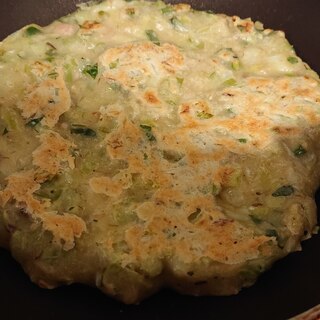 ニラそうめんお好み焼き